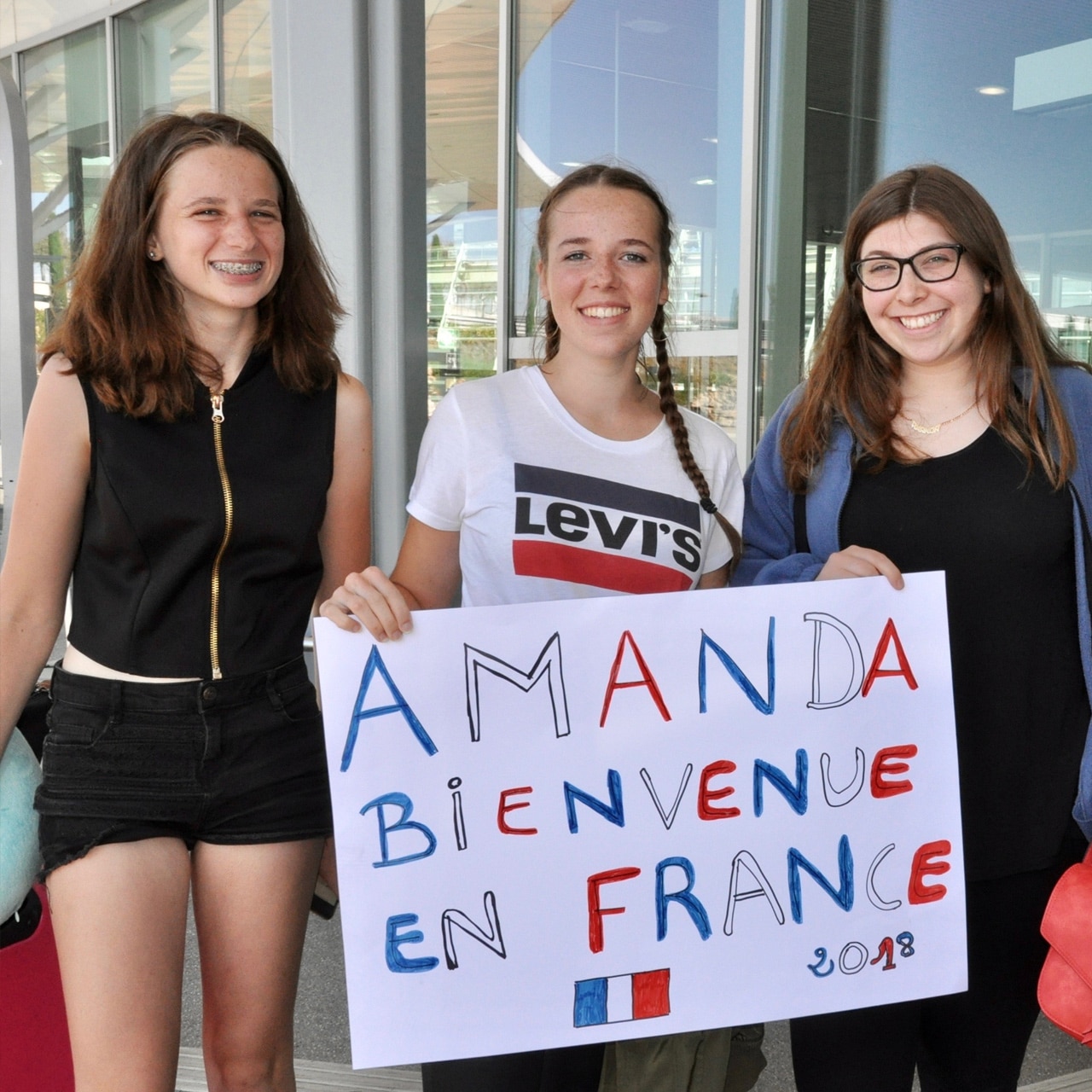 Exchange students in France